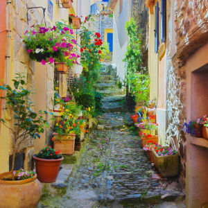 Фотообои Узкая улица в Провансе (city 1420)
